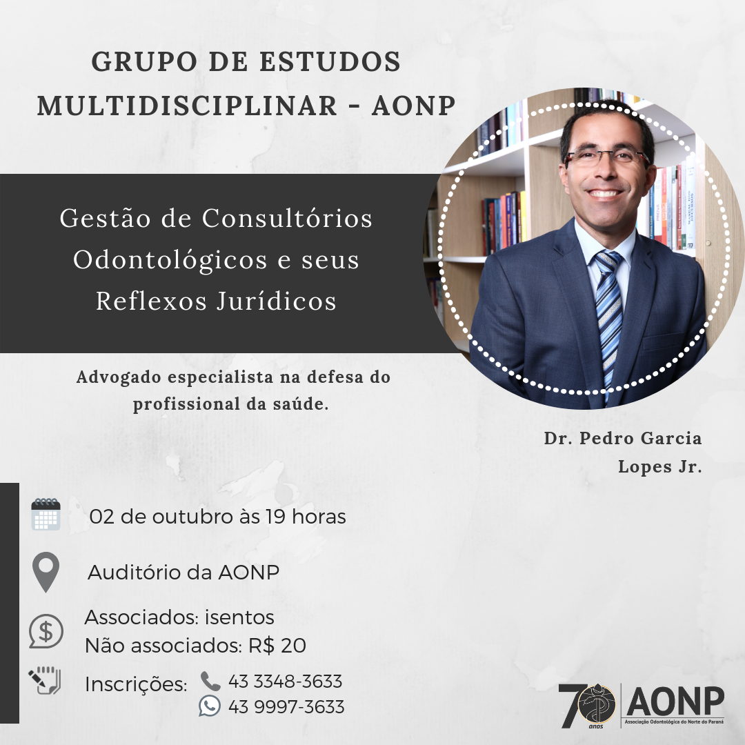 Gestão de consultórios odontológicos e seus reflexos jurídicos com Dr. Pedro Lopes